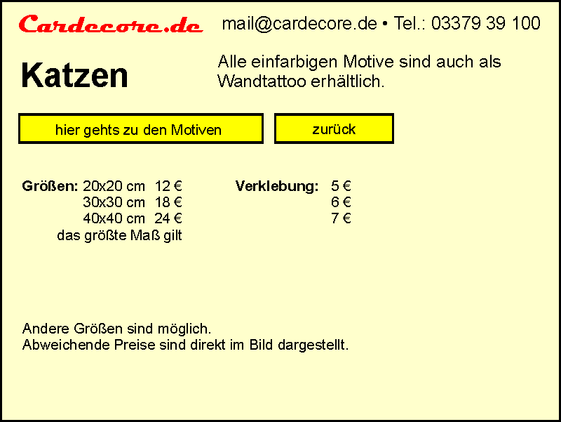 cardecoreübersicht