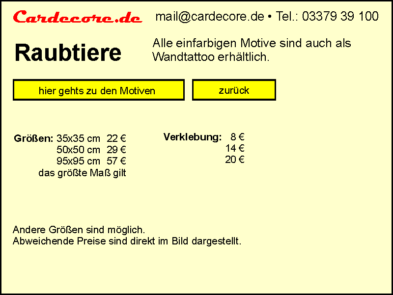 Raubtiere